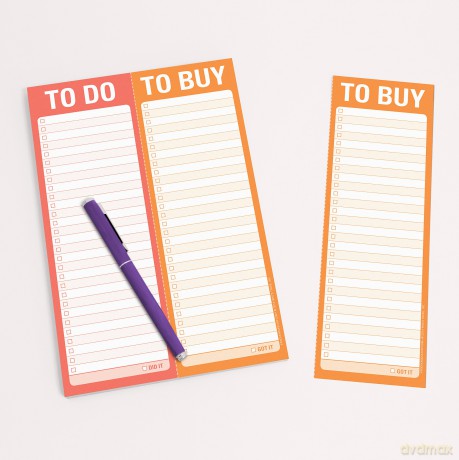 Knock Knock To Do/ To Buy Perforated Note Pad - Knock Knock [KSIĄŻKA]