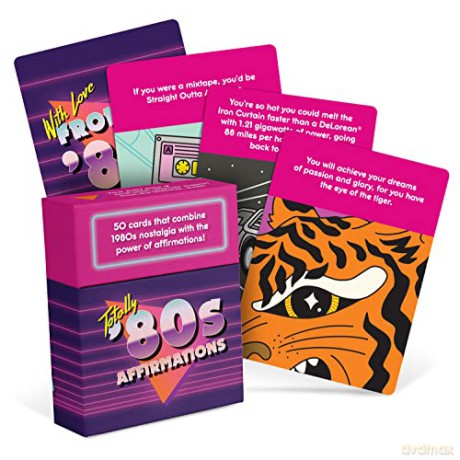Knock Knock Totally 80s Affirmations Card Deck - Knock Knock [KSIĄŻKA]