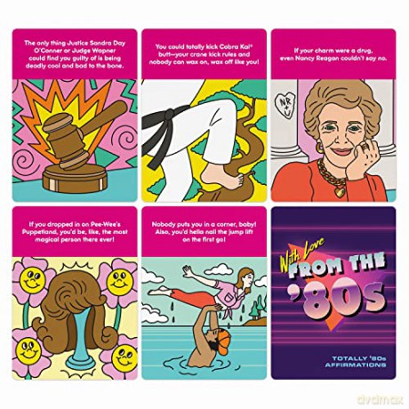 Knock Knock Totally 80s Affirmations Card Deck - Knock Knock [KSIĄŻKA]