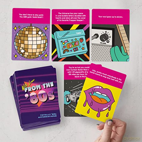 Knock Knock Totally 80s Affirmations Card Deck - Knock Knock [KSIĄŻKA]