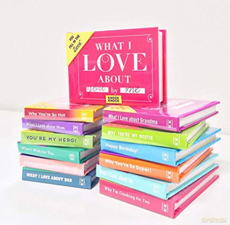 Knock Knock What I Love about Grandma Fill in the Love Book Fill-in-the-Blank Gift Journal, 4.5 x 3.25-inches - Knock Knock [KSIĄŻKA]