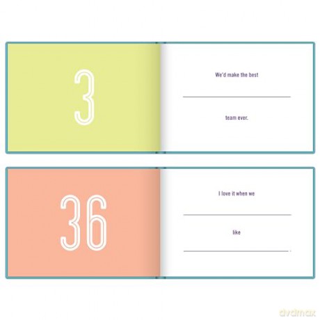 Knock Knock What I Love about Us Fill in the Love Book Fill-in-the-Blank Gift Journal, 4.5 x 3.25-inches: Fill-in-the-blank Journal - Knock Knock [KSIĄŻKA]