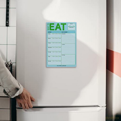 Knock Knock What to Eat Pad, Meal Planning Pad, 6 x 9-inches (Pastel Edition) - Knock Knock [KSIĄŻKA]