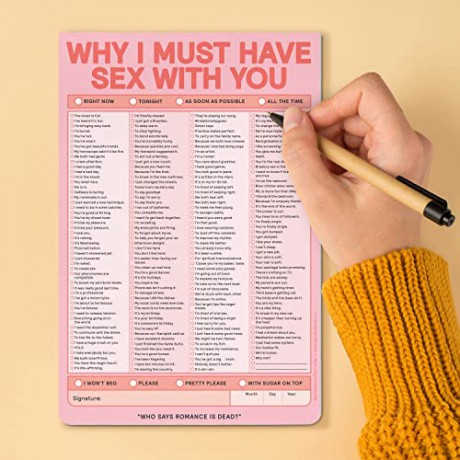 Knock Knock Why I Must Have Sex With You Pad - Knock Knock [KSIĄŻKA]
