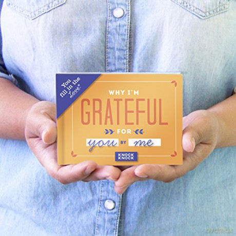 Knock Knock Why I'm Grateful for You Fill in the Love Book Fill-in-the-Blank Gift Journal, 4.5 x 3.25-inches - Knock Knock [KSIĄŻKA]