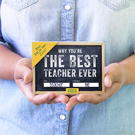 Knock Knock Why You're the Best Teacher Ever Fill in the Love Book Fill-in-the-Blank Gift Journal, 4.5 x 3.25-inches - Knock Knock [KSIĄŻKA]