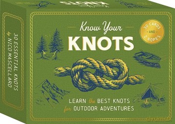 Know Your Knots: Learn the best knots for outdoor adventures: Learn the best knots for outdoor adventures - 30 cards and 2 ropes - Nico Mascellaro [KSIĄŻKA]