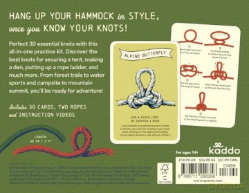 Know Your Knots: Learn the best knots for outdoor adventures: Learn the best knots for outdoor adventures - 30 cards and 2 ropes - Nico Mascellaro [KSIĄŻKA]