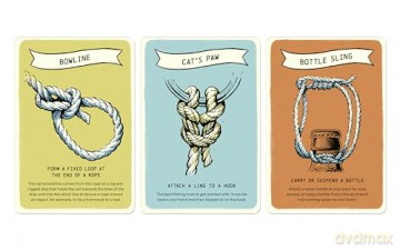 Know Your Knots: Learn the best knots for outdoor adventures: Learn the best knots for outdoor adventures - 30 cards and 2 ropes - Nico Mascellaro [KSIĄŻKA]