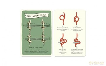 Know Your Knots: Learn the best knots for outdoor adventures: Learn the best knots for outdoor adventures - 30 cards and 2 ropes - Nico Mascellaro [KSIĄŻKA]