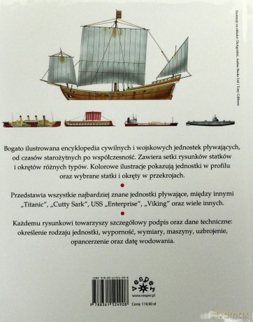 Statki I Okręty Ilustrowana Encyklopedia Tw - David Ross [KSIĄŻKA]