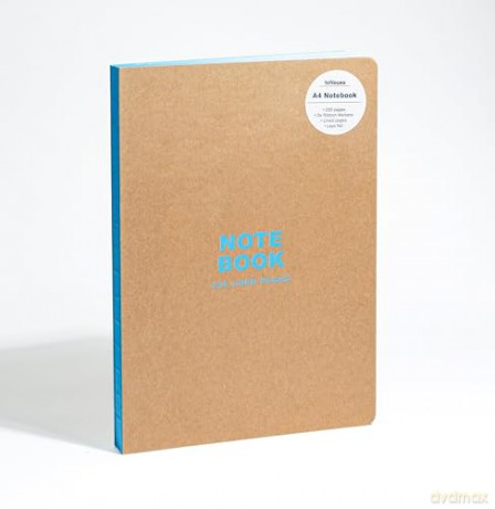 Kraft and Blue A4 Notebook: Lined Paper - teNeues Stationery [KSIĄŻKA]