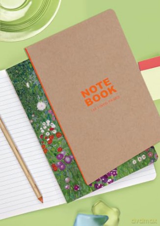 Kraft and Orange A5 Notebook: Lined Paper - teNeues Stationery [KSIĄŻKA]