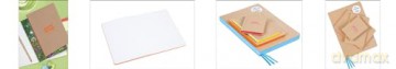 Kraft and Orange A5 Notebook: Lined Paper - teNeues Stationery [KSIĄŻKA]