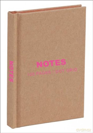 Kraft and Pink Mini Notebook: Dot Grid Paper - teNeues Stationery [KSIĄŻKA]