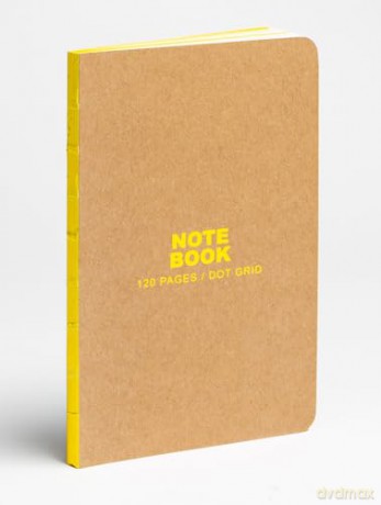 Kraft and Yellow Small Bullet Journal: Dot Grid Paper - teNeues Stationery [KSIĄŻKA]