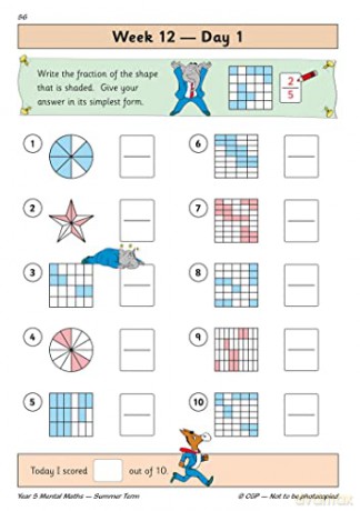 KS2 Mental Maths Year 5 Daily Practice Book: Summer Term (CGP Year 5 Daily Workbooks) - CGP Books [KSIĄŻKA]