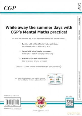 KS2 Mental Maths Year 5 Daily Practice Book: Summer Term (CGP Year 5 Daily Workbooks) - CGP Books [KSIĄŻKA]