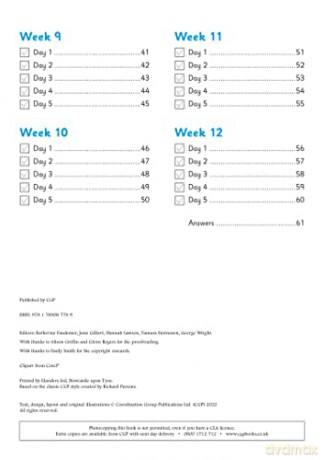 KS2 Mental Maths Year 6 Daily Practice Book: Summer Term (CGP Year 6 Daily Workbooks) - CGP Books [KSIĄŻKA]