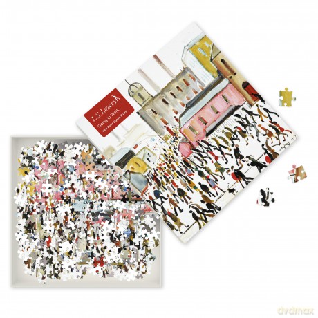 L.S. Lowry: Going to Work Jigsaw (1000-piece jigsaws): 1000-piece Jigsaw Puzzles - Flame Tree Studio [KSIĄŻKA]