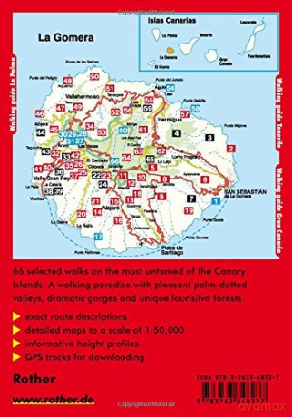 La Gomera: The Finest Coastal and Mountain Walks - 61 walks (Rother Walking Guide) - Klaus and Annette Wolfsperger [KSIĄŻKA]