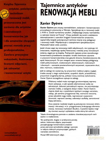 Tajemnice Antyków Renowacja Mebli - Xavier Dyevre [KSIĄŻKA]