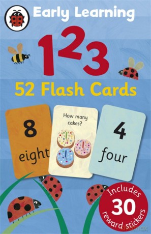 Ladybird Early Learning: 123 flash cards - Ladybird [KSIĄŻKA]