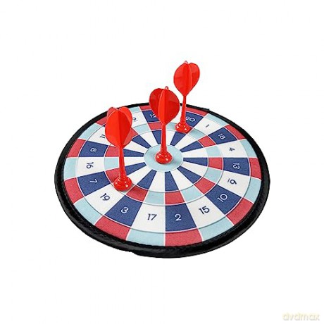 Lagoon 6457 Hook and Loop Darts, Red and Black, One Size [KSIĄŻKA]