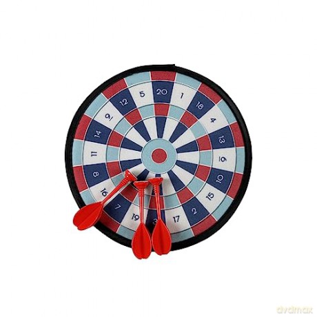 Lagoon 6457 Hook and Loop Darts, Red and Black, One Size [KSIĄŻKA]