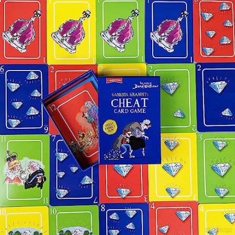 Lagoon Group David Walliams Gangsta Granny's Cheat Card Game,Blue [KSIĄŻKA]