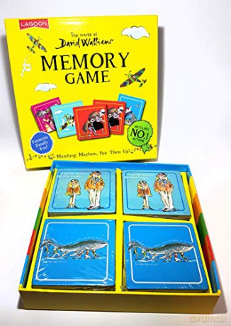 Lagoon Group David Walliams Memory Game,Yellow [KSIĄŻKA]