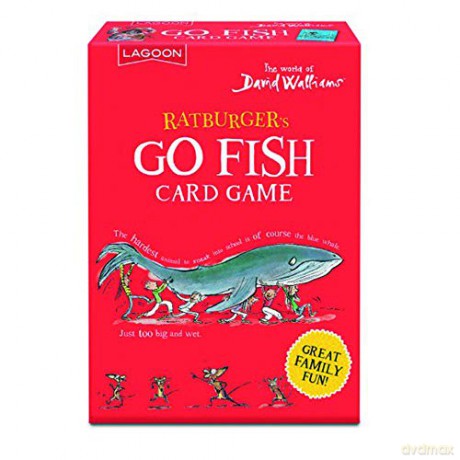 Lagoon Group David Walliams Ratburger's Go Fish Card Game,Red [KSIĄŻKA]