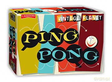 Lagoon Group The 6403 Vintage Planet Ping Pong Set [KSIĄŻKA]