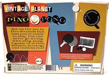 Lagoon Group The 6403 Vintage Planet Ping Pong Set [KSIĄŻKA]
