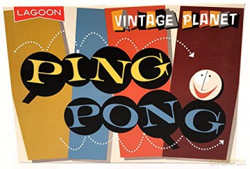 Lagoon Group The 6403 Vintage Planet Ping Pong Set [KSIĄŻKA]