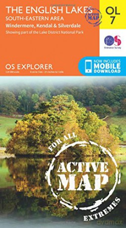Lakes SE: OL07 (OS Explorer Active Map) - Oisín McKenna [KSIĄŻKA]