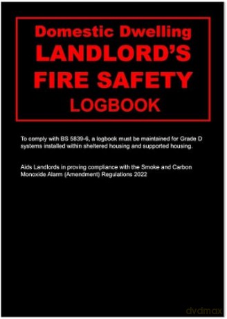 Landlords Domestic Dwelling Fire Safety Logbook: 8 (Compliance Logbook) - Docs-Store [KSIĄŻKA]