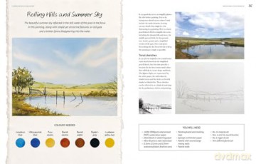 Landscapes in Watercolour: Techniques and Tutorials for the Complete Beginner (Art Techniques) - Lois Davidson [KSIĄŻKA]