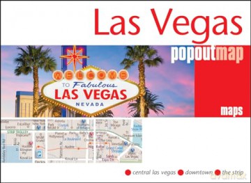 Las Vegas PopOut Map: Pocket size pop up city map of Las Vegas (PopOut Maps) - Popout Map [KSIĄŻKA]