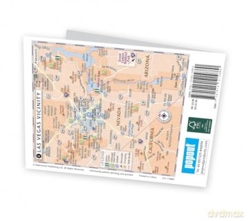 Las Vegas PopOut Map: Pocket size pop up city map of Las Vegas (PopOut Maps) - Popout Map [KSIĄŻKA]