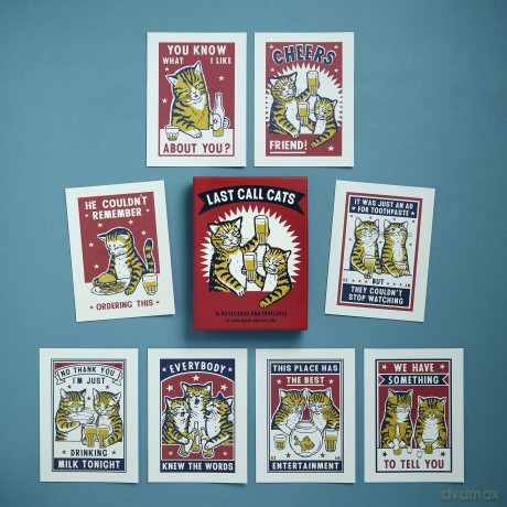Last Call Cats Notecards - Arna Miller [KSIĄŻKA]