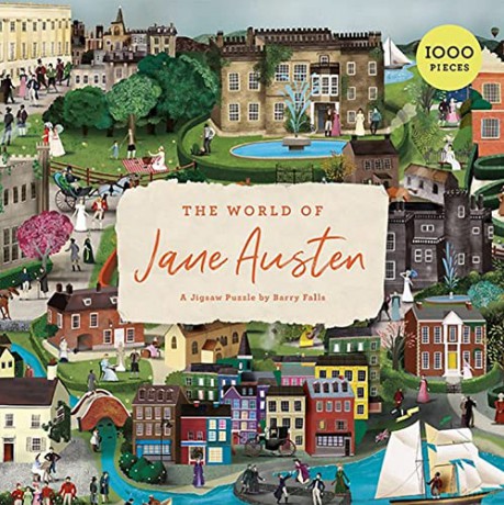 Laurence King 9781786279118 The World of Jane Austen Jigsaw Puzzle, 1000 - John Mullan [PUZZLE]