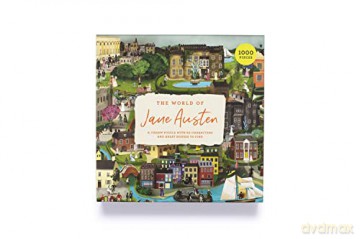 Laurence King 9781786279118 The World of Jane Austen Jigsaw Puzzle, 1000 - John Mullan [PUZZLE]