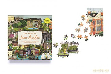 Laurence King 9781786279118 The World of Jane Austen Jigsaw Puzzle, 1000 - John Mullan [PUZZLE]