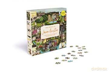Laurence King 9781786279118 The World of Jane Austen Jigsaw Puzzle, 1000 - John Mullan [PUZZLE]