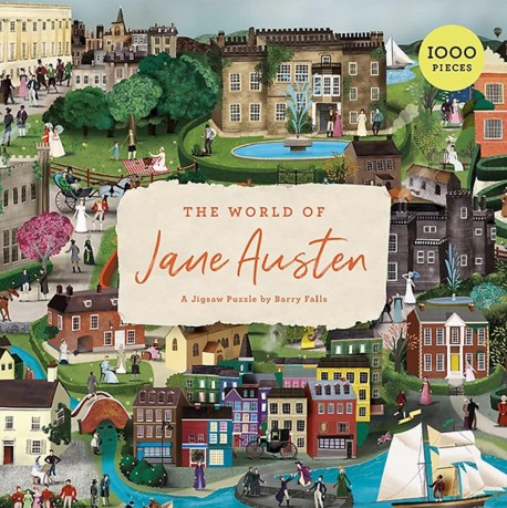 Laurence King 9781786279118 The World of Jane Austen Jigsaw Puzzle, 1000 - John Mullan [PUZZLE]