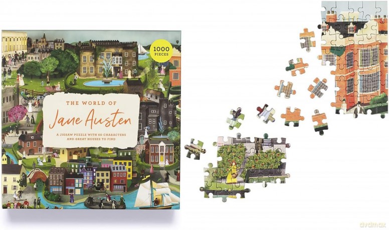 Laurence King 9781786279118 The World of Jane Austen Jigsaw Puzzle, 1000 - John Mullan [PUZZLE]
