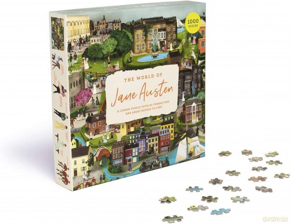 Laurence King 9781786279118 The World of Jane Austen Jigsaw Puzzle, 1000 - John Mullan [PUZZLE]