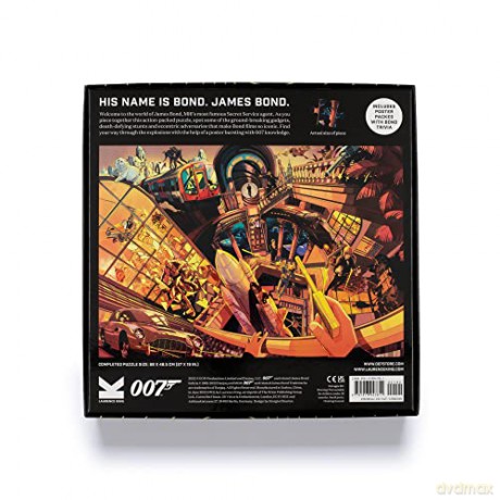 Laurence King Publishing 9781913947811 The World of James Bond Jigsaw Puzzle - Laurence King [PUZZLE]