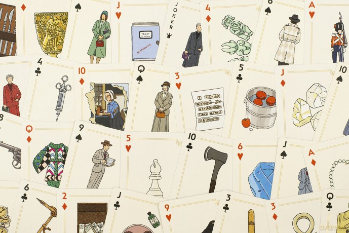 Laurence King Publishing Agatha Christie Playing Cards: A Gift for Fans of Agatha Christie - Agatha Christie Ltd [KARTY]